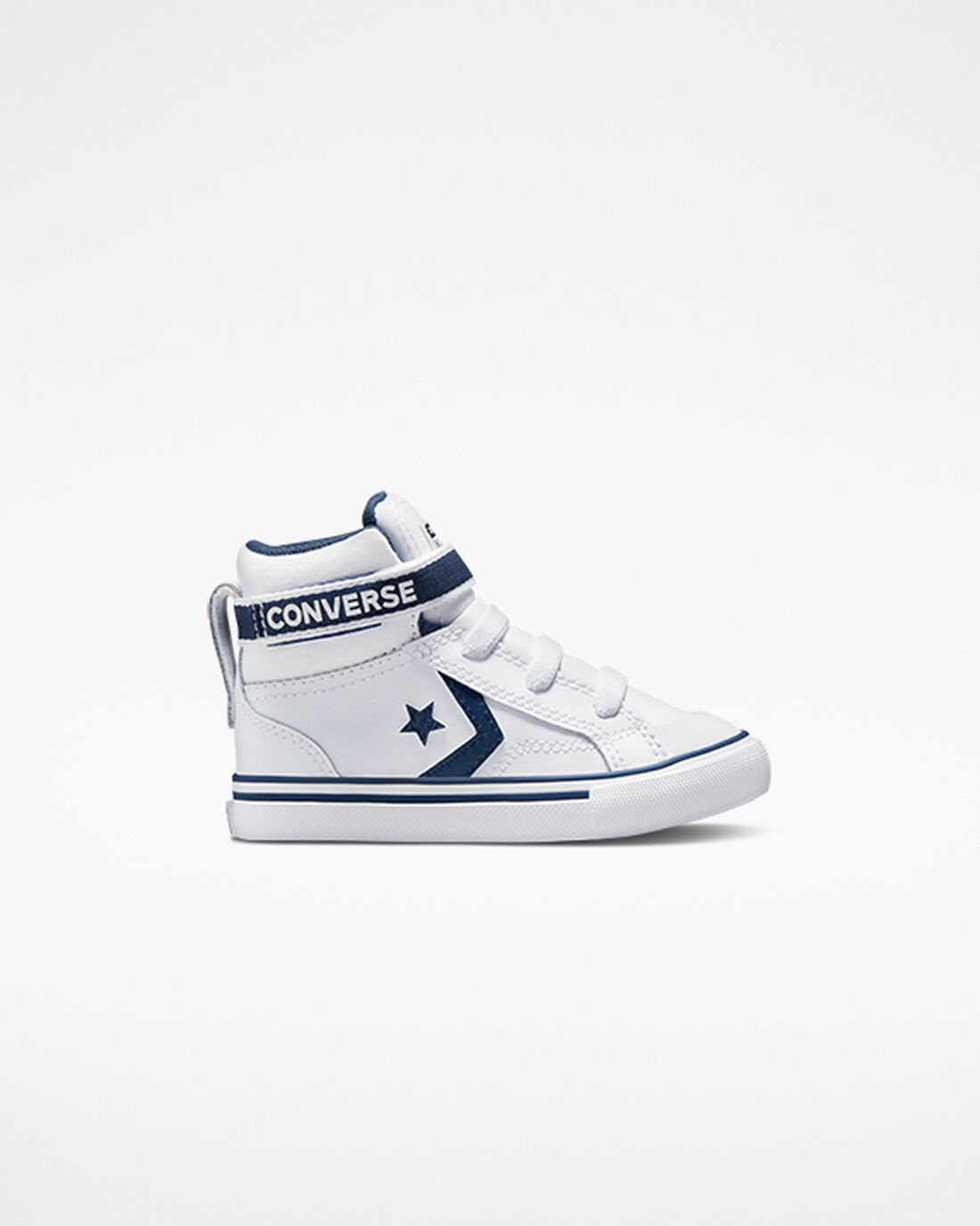 Converse Pro Blaze Strap Easy-On Varsity Club Superge Fantje Bele Temno Modre Bele | Slovenija-43610