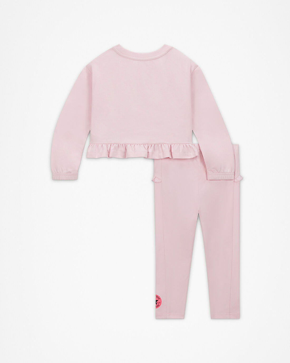 Converse Ruffle Crew & Legging Sets Dekleta Roza | Slovenija-97264