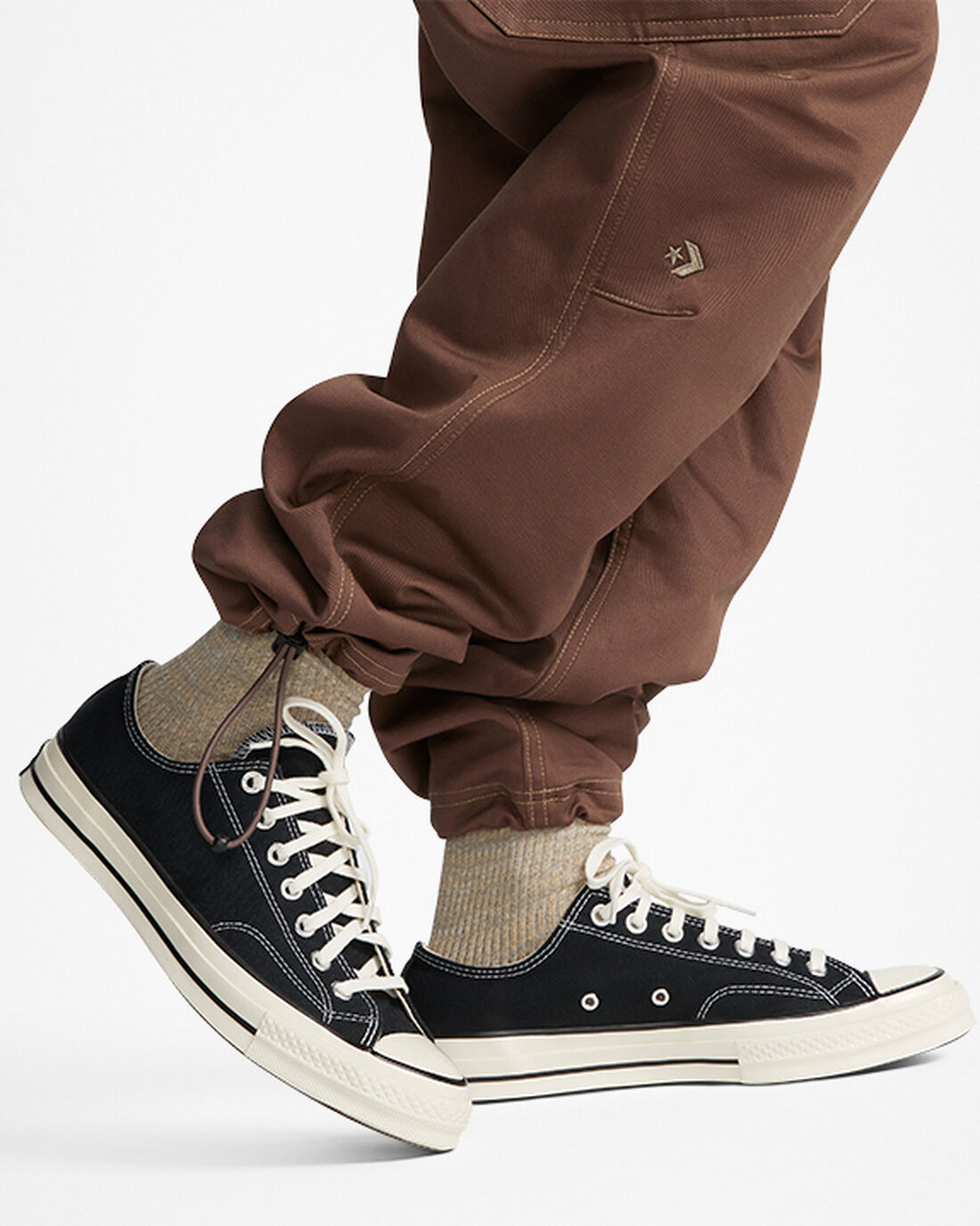 Converse Star Chevron Cargo Hlače Moški Rjave | Slovenija-89347