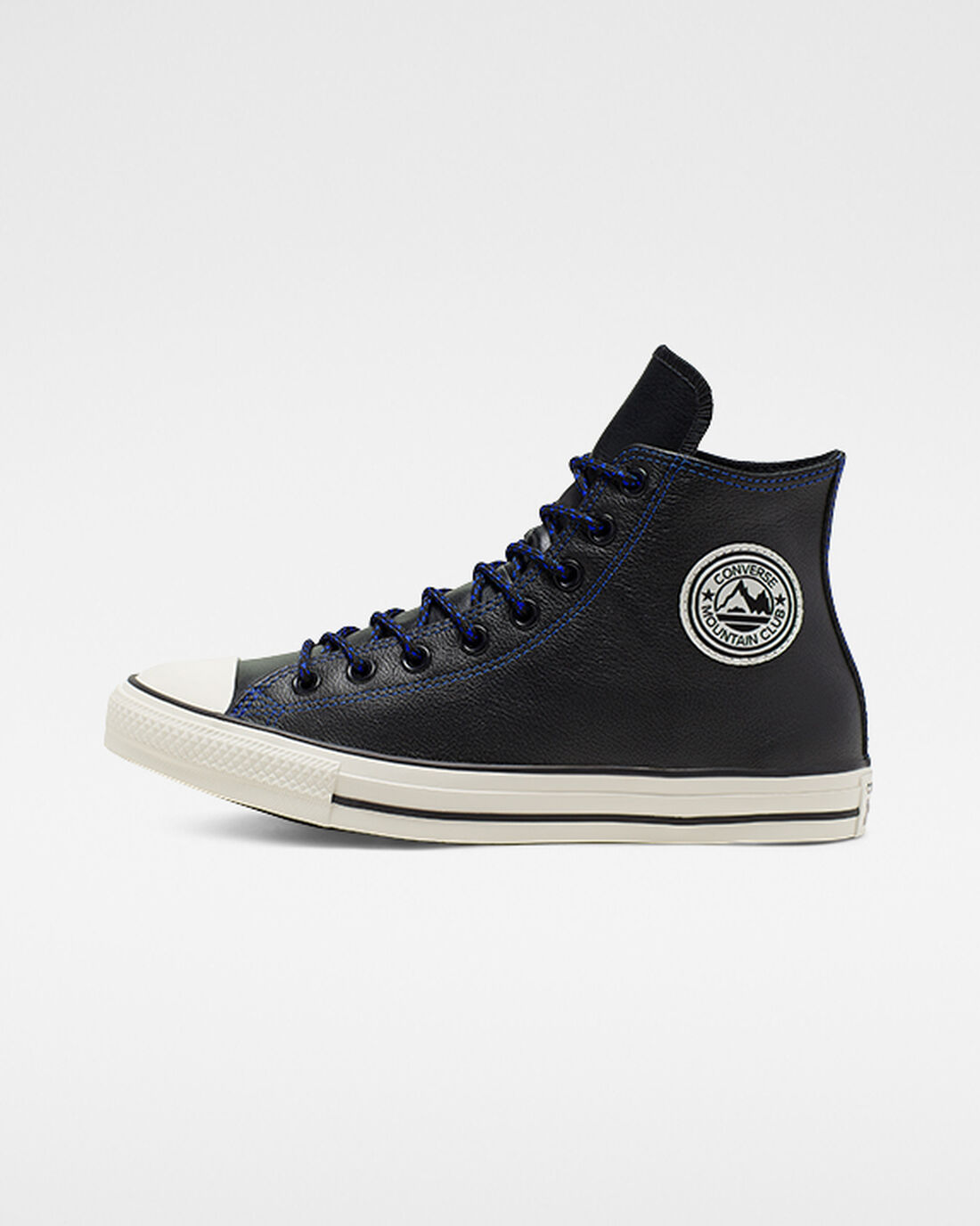 Converse Tumbled Leather Chuck Taylor All Star Superge Ženske Črne Kraljevsko Modra | Slovenija-02157