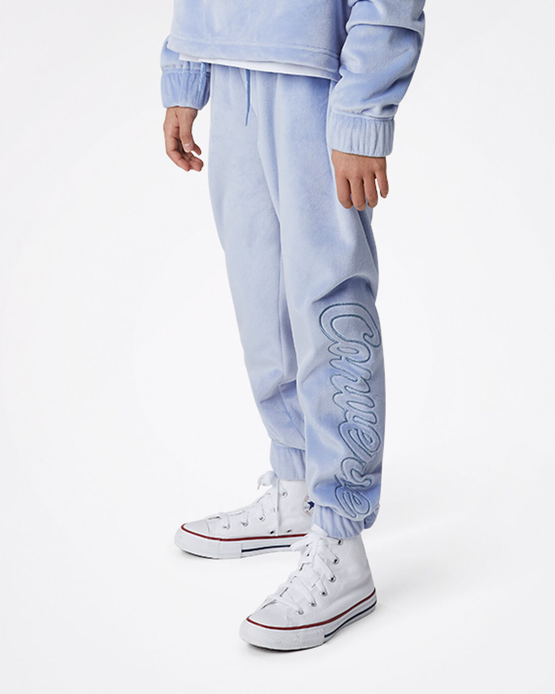 Converse Velour Jogger Hlače Dekleta Modre | Slovenija-64251