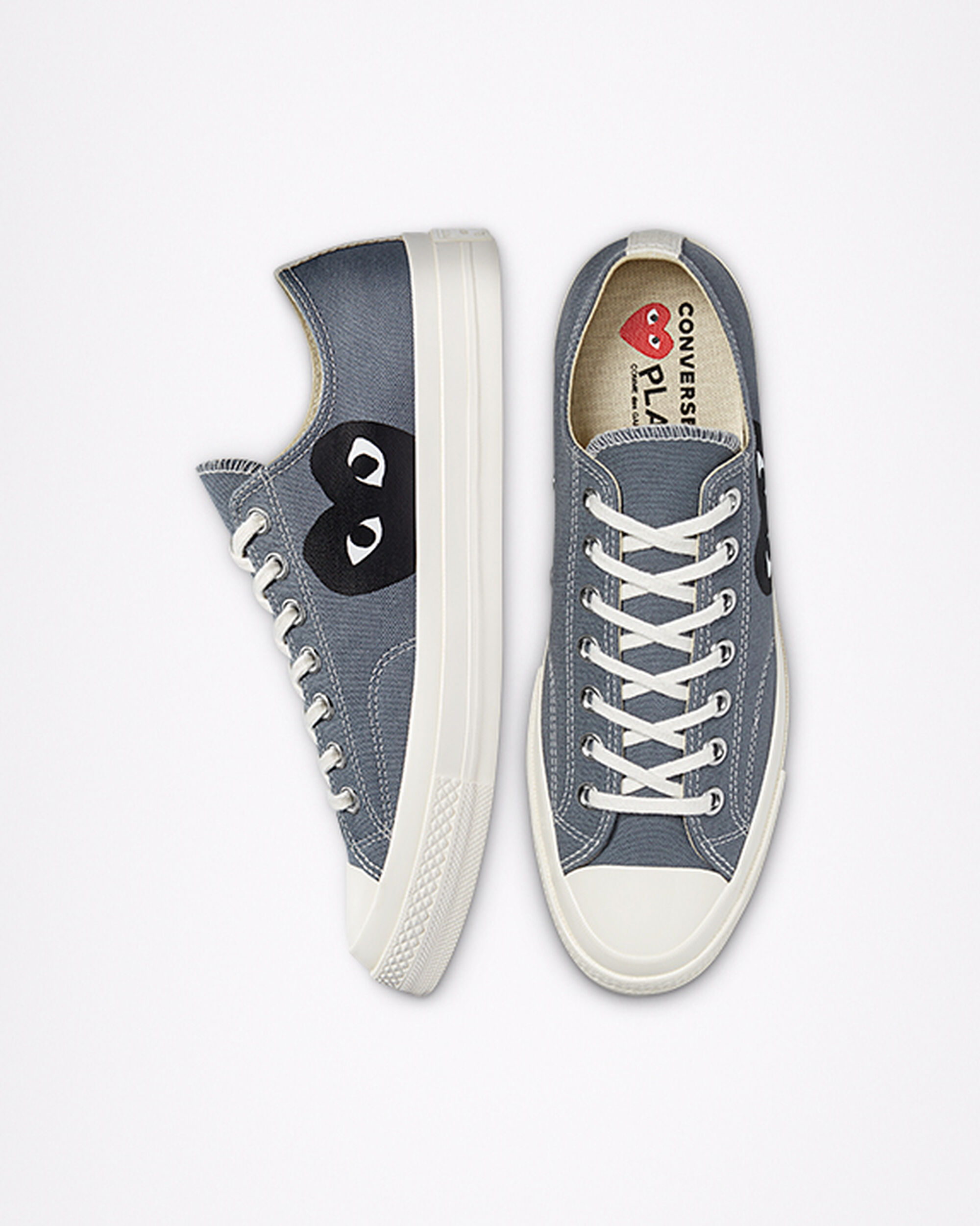 Converse x Comme des Garçons PLAY Chuck 70 Superge Moški Sive Črne | Slovenija-01347