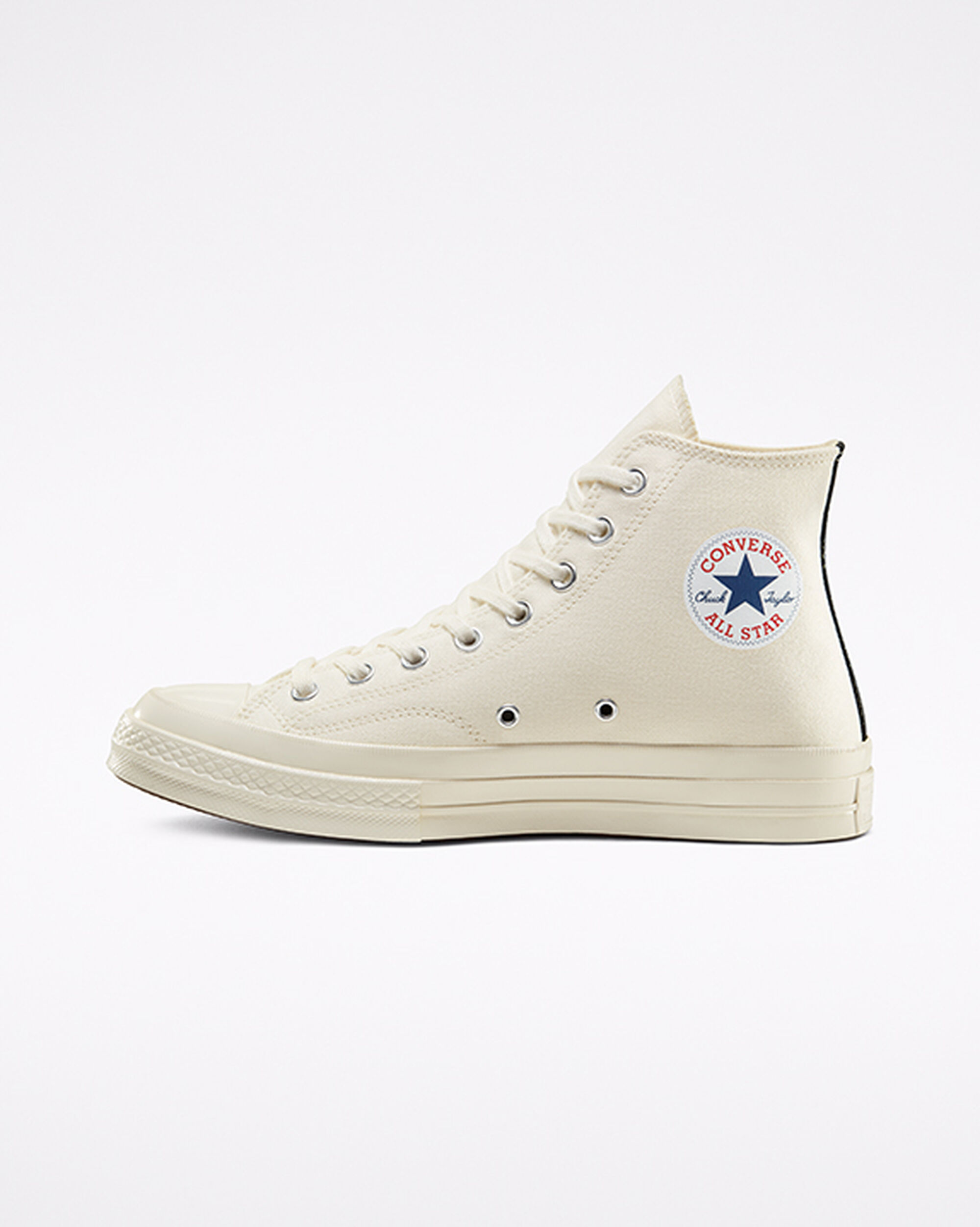 Converse x Comme des Garçons PLAY Chuck 70 Superge Moški Bele Rdeče | Slovenija-15296