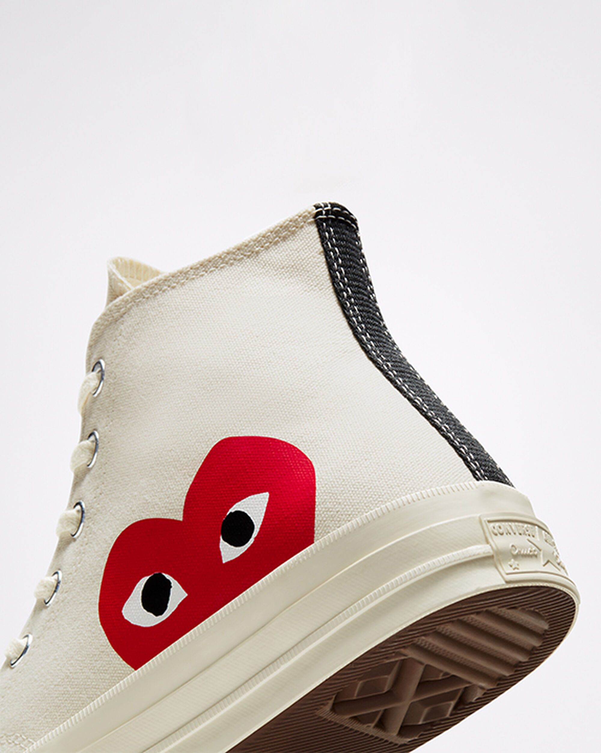 Converse x Comme des Garçons PLAY Chuck 70 Superge Moški Bele Rdeče | Slovenija-15296