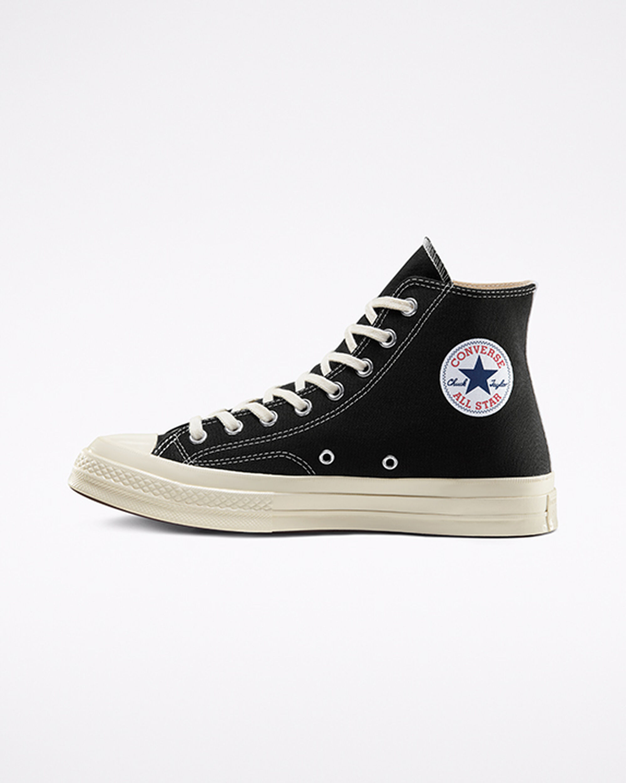 Converse x Comme des Garçons PLAY Chuck 70 Superge Ženske Črne Bele Rdeče | Slovenija-50196