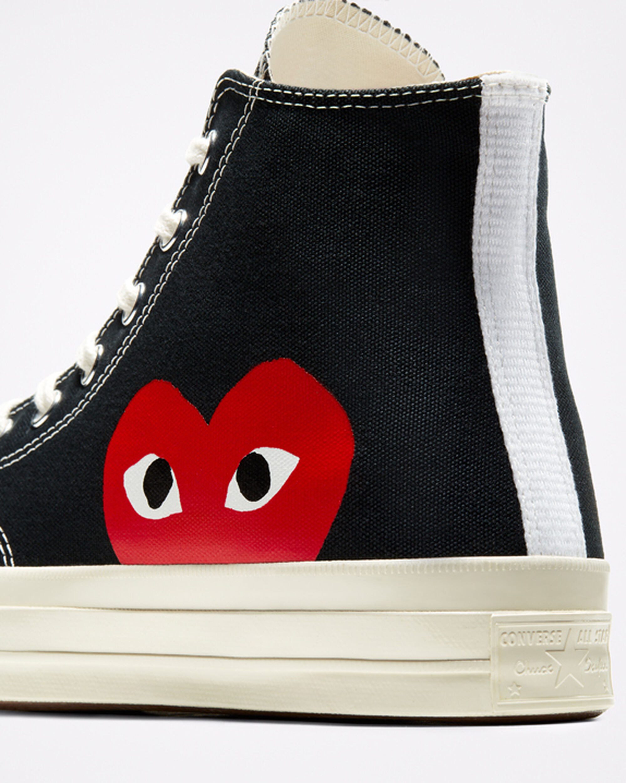 Converse x Comme des Garçons PLAY Chuck 70 Superge Ženske Črne Bele Rdeče | Slovenija-50196