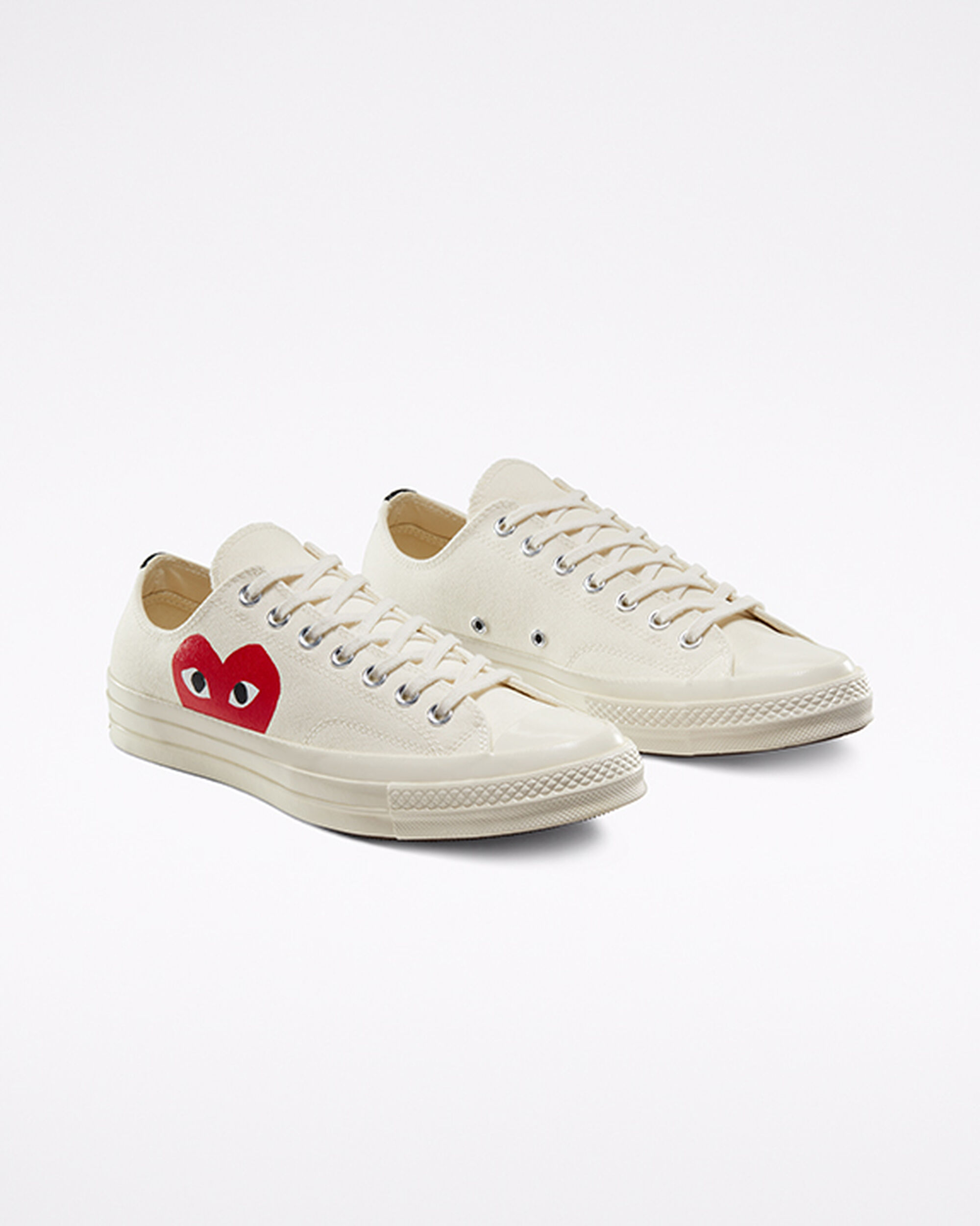 Converse x Comme des Garçons PLAY Chuck 70 Superge Moški Bele Rdeče | Slovenija-52678