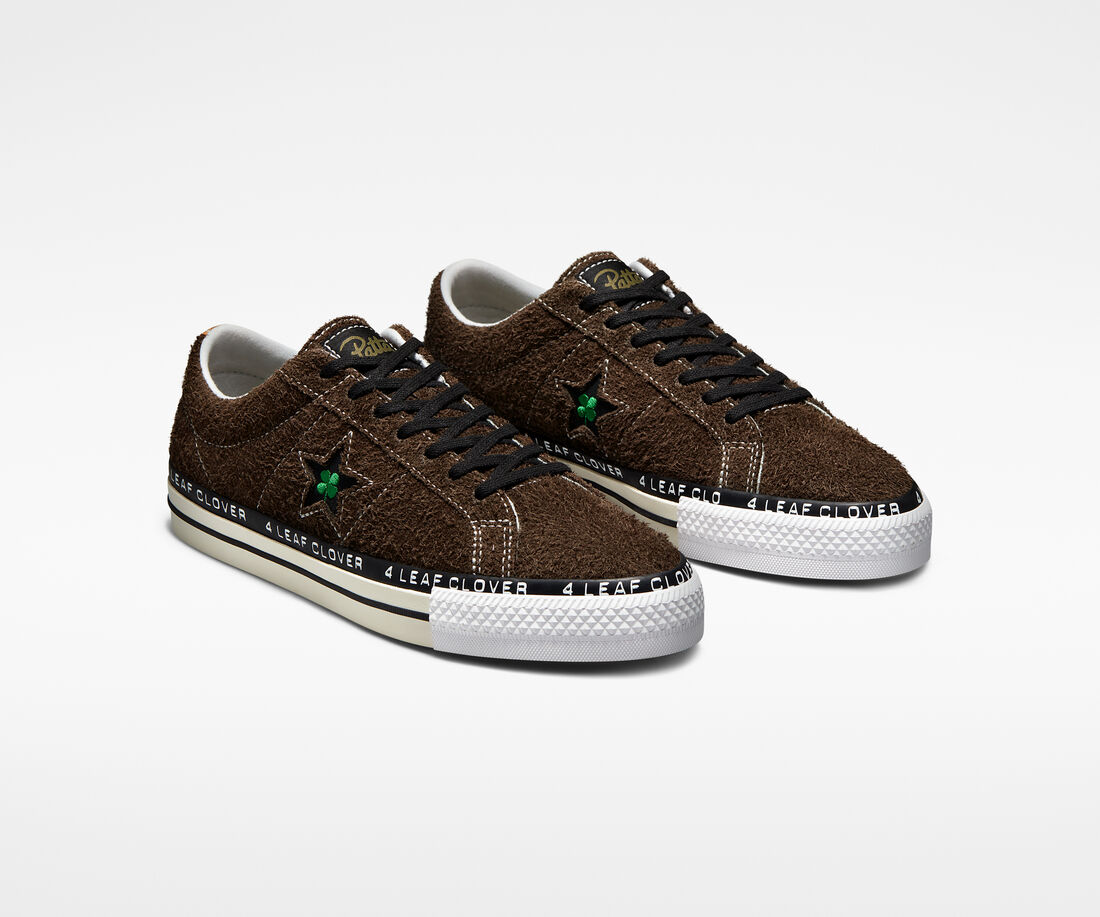 Converse x Patta Four-Leaf Clover One Star Pro Superge Moški Olivno Zelene Bele | Slovenija-76035