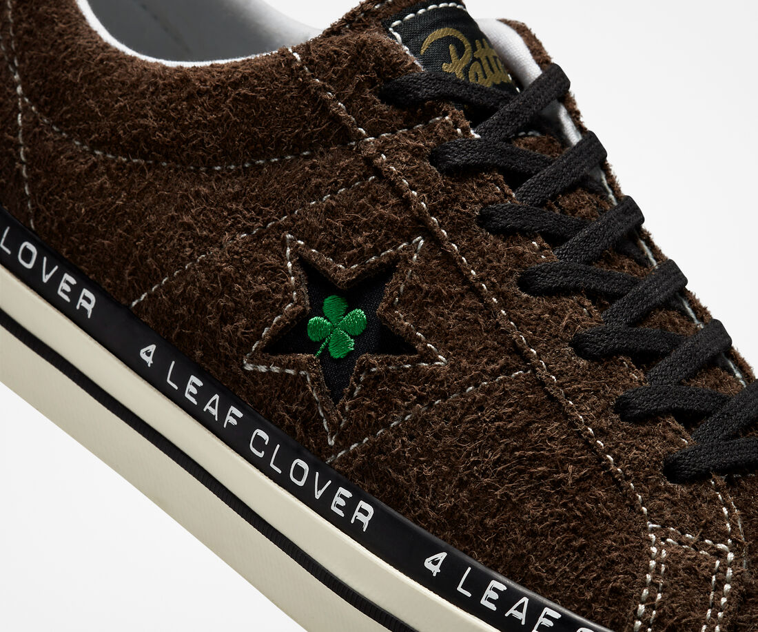 Converse x Patta Four-Leaf Clover One Star Pro Superge Moški Olivno Zelene Bele | Slovenija-76035